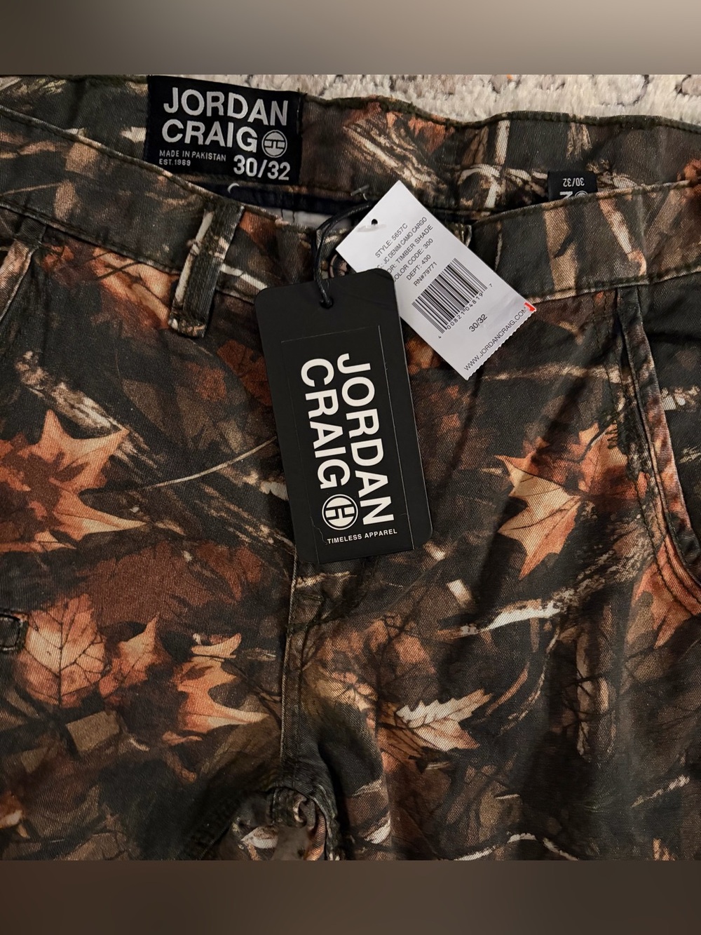 Jordan Craig Xavier OG Camo Tapered Cargo Pants Size: 30 x 32 - Picture 4 of 8
